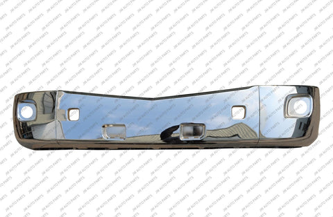 GA-PE-011D PETERBILT 579 -2012 2013 2014 2015 2016 2017 2018 2019 2020 2021 2022 2023 2024 BUMPER ASSY CHROME WITH FOG LAMP HOLE PLASTIC