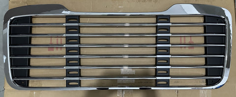 GA-FR-003A* FREIGHTLINER M2 106 112 Chrome Grille 2003 2004 2005 2006 2007 2008 2009 2010 2011 2012 2013 2014 2015 2016 2017 2018 2019 2020 2021 2022 2023 2024 W/O BUG Screen