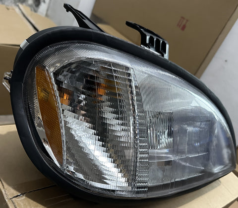 GA-FR-004R* Headlights For FREIGHTLINER COLUMBIA 2000 2001 2002 2003 2004 2005 2006 2007 2008 2009 2010 2011 2012 2013 2014 2015 2016 2017 2018 2019 2020 2021 2022 2023 2024 RH Passenge Side Assembly Halogen