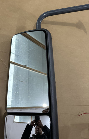 GA-FR-040D-L* DOOR MIRROR CHROME WITH BRACKET LH For FREIGHTLINER CENTURY COLUMBIA 2004 2005 2006 2007 2008 2009 2010 2011 2012 2013 2014 2015 2016 2017 2018 2019 2020 2021 2022 2023 2024
