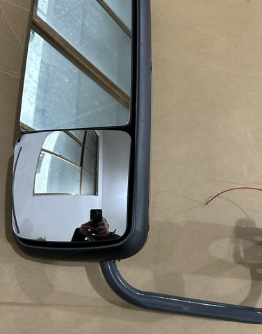 GA-FR-040D-L* DOOR MIRROR CHROME WITH BRACKET LH For FREIGHTLINER CENTURY COLUMBIA 2004 2005 2006 2007 2008 2009 2010 2011 2012 2013 2014 2015 2016 2017 2018 2019 2020 2021 2022 2023 2024