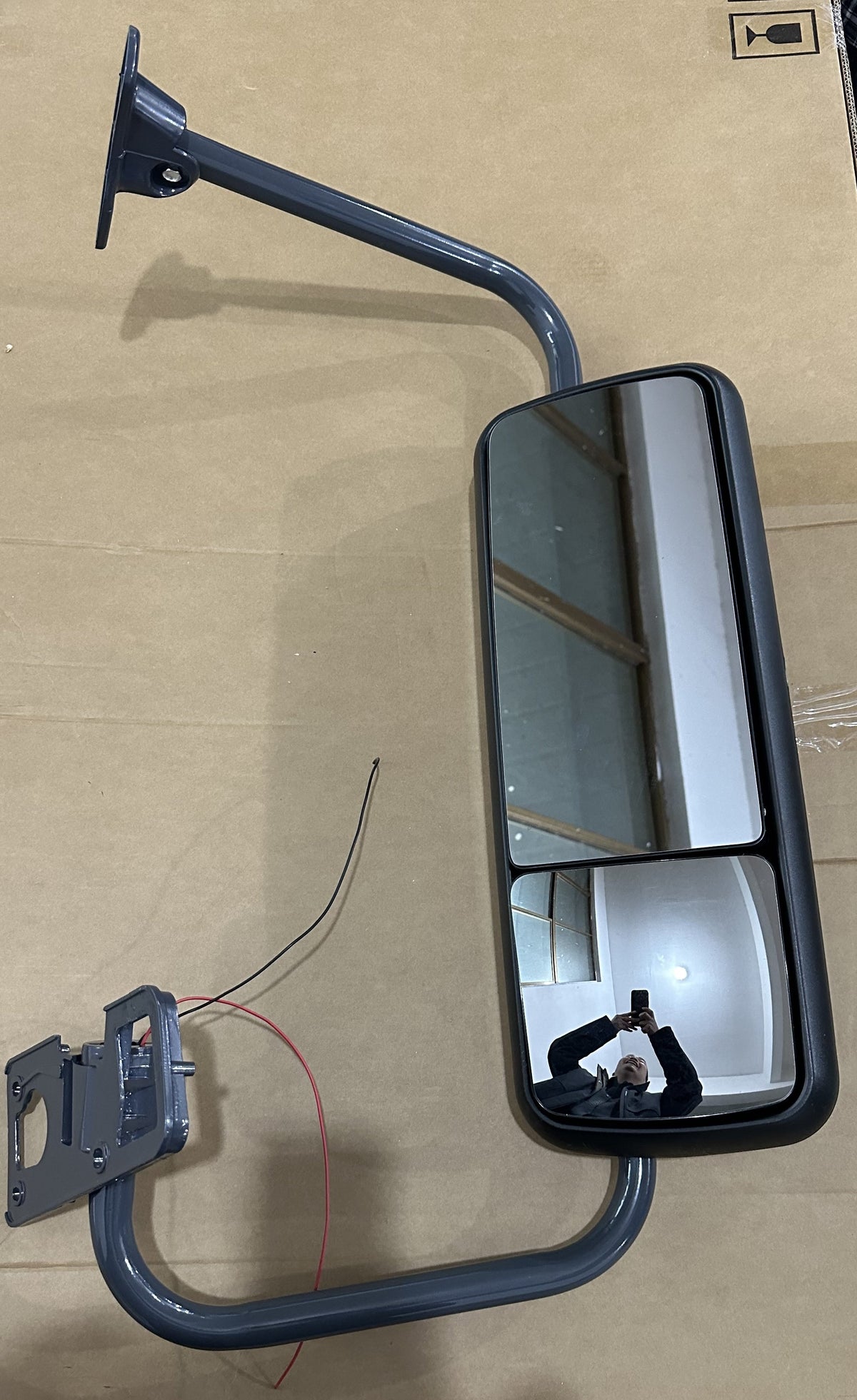 GA-FR-040D-R* DOOR MIRROR CHROME WITH BRACKET RH For FREIGHTLINER CENTURY COLUMBIA 2004 2005 2006 2007 2008 2009 2010 2011 2012 2013 2014 2015 2016 2017 2018 2019 2020 2021 2022 2023 2024