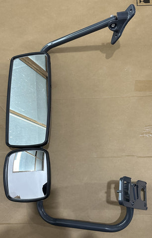 GA-FR-132A-L*FREIGHTLINER CASCADIA 2008 2009 2010 2011 2012 2013 2014 2015 2016 2017 2018 2019 2020 2021 2022 2023 2024 MIRROR CHROME WITH BRACKET