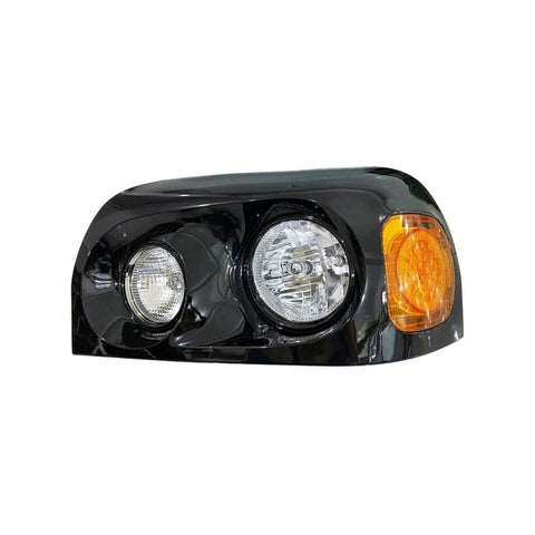 GA-FR-012A-L* Headlamp Cover In Black LH Driver Side FOR FREIGHTLINER CENTURY 1996 1997 1998 1999 2000 2001 2002 2003 2004 2005