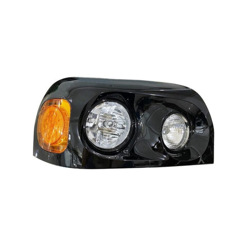 GA-FR-012A-R* Headlamp Cover In Black RH FOR FREIGHTLINER CENTURY 1996 1997 1998 1999 2000 2001 2002 2003 2004 2005 2006 2007 2008 2009 2010
