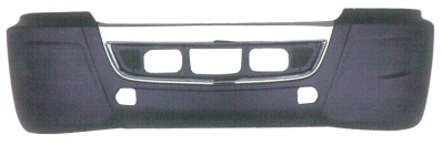 GA-IN-091A INTERNATIONAL LT62 -2017 2018 2019 2020 2021 2022 2023 2024 BUMPER COMPLETE CHROME